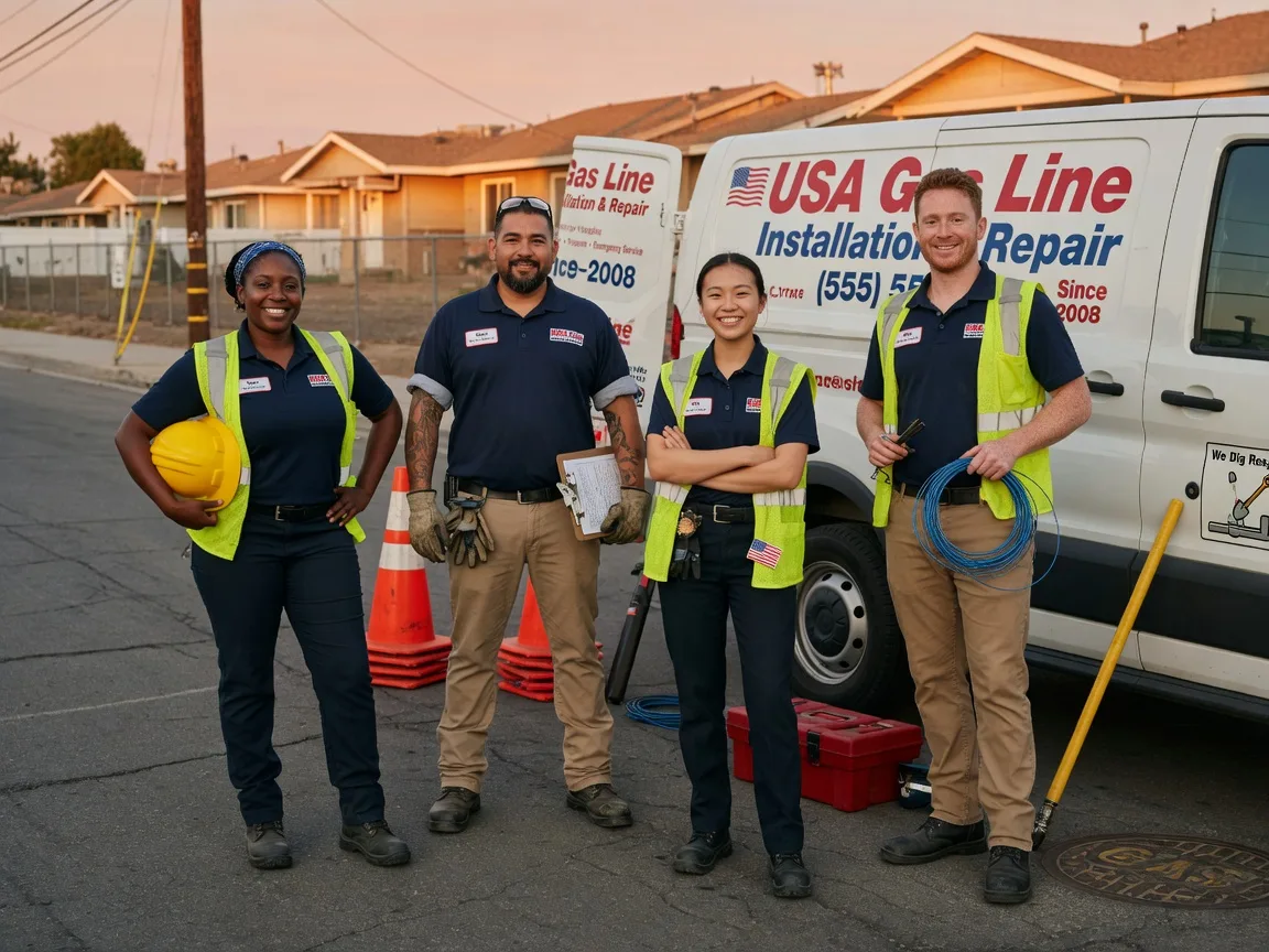 Gas Line Installation company in Olustee, OK